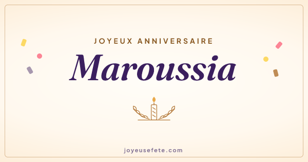 Image « Joyeux anniversaire Maroussia » au format large