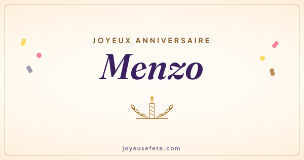 Image « Joyeux anniversaire Menzo » au format large