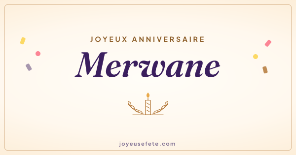 Image « Joyeux anniversaire Merwane » au format large