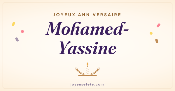 Image « Joyeux anniversaire Mohamed-Yassine » au format large