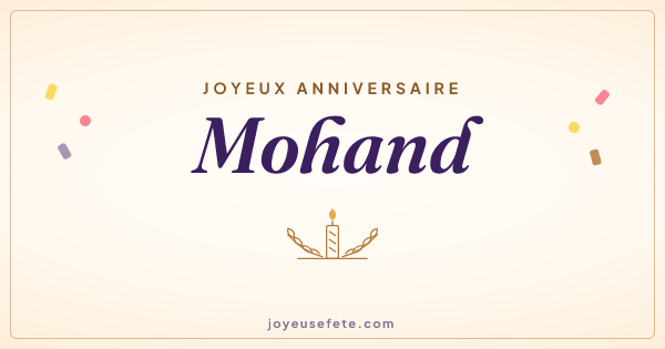 Image « Joyeux anniversaire Mohand » au format large