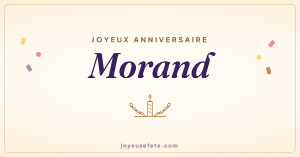 Image « Joyeux anniversaire Morand » au format large