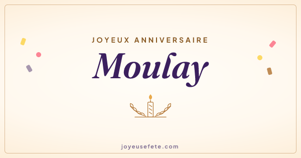 Image « Joyeux anniversaire Moulay » au format large