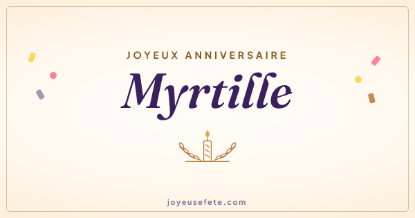 Image « Joyeux anniversaire Myrtille » au format large