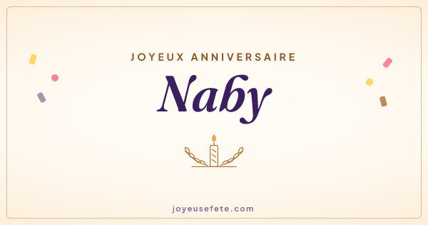 Image « Joyeux anniversaire Naby » au format large
