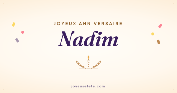 Image « Joyeux anniversaire Nadim » au format large