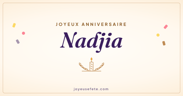 Image « Joyeux anniversaire Nadjia » au format large