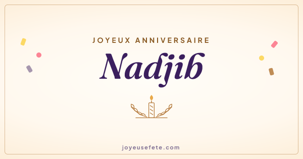 Image « Joyeux anniversaire Nadjib » au format large