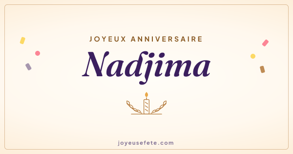 Image « Joyeux anniversaire Nadjima » au format large