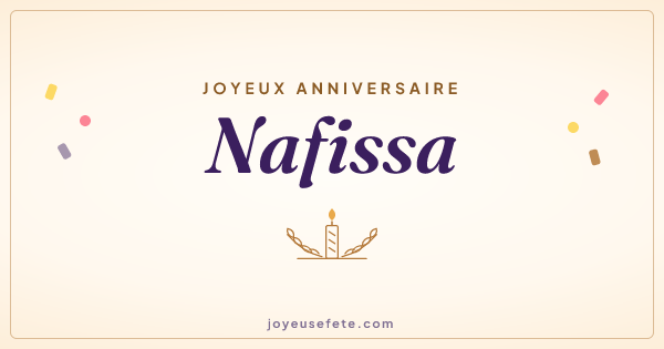Image « Joyeux anniversaire Nafissa » au format large