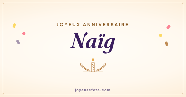 Image « Joyeux anniversaire Naïg » au format large