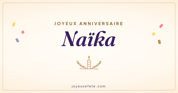 Image « Joyeux anniversaire Naïka » au format large
