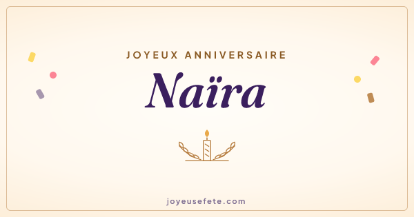 Image « Joyeux anniversaire Naïra » au format large