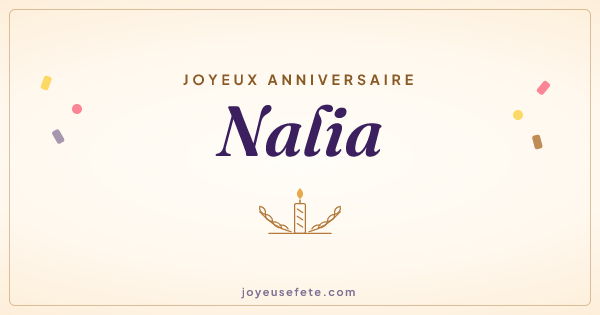 Image « Joyeux anniversaire Nalia » au format large