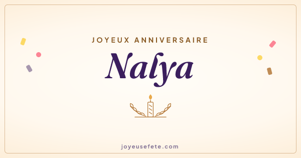 Image « Joyeux anniversaire Nalya » au format large