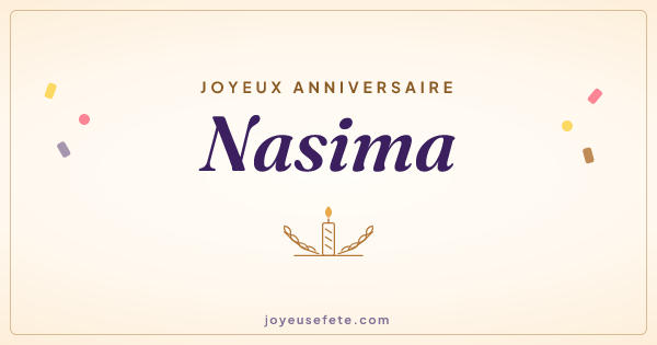 Image « Joyeux anniversaire Nasima » au format large