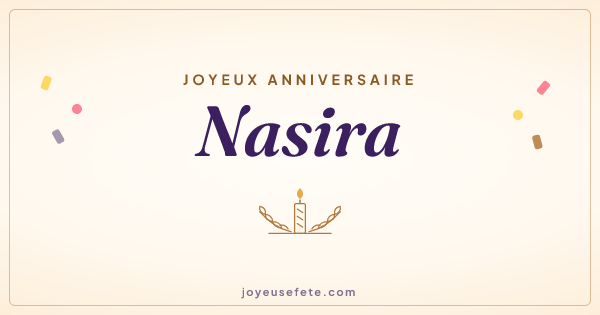 Image « Joyeux anniversaire Nasira » au format large