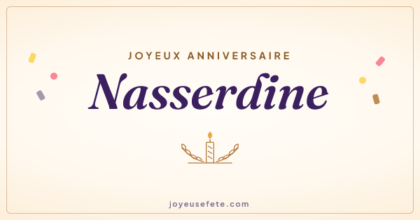 Image « Joyeux anniversaire Nasserdine » au format large