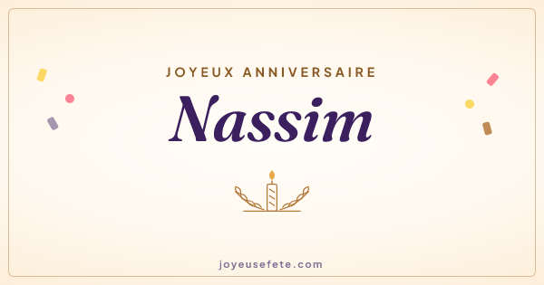 Image « Joyeux anniversaire Nassim » au format large