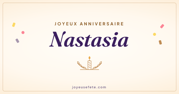 Image « Joyeux anniversaire Nastasia » au format large