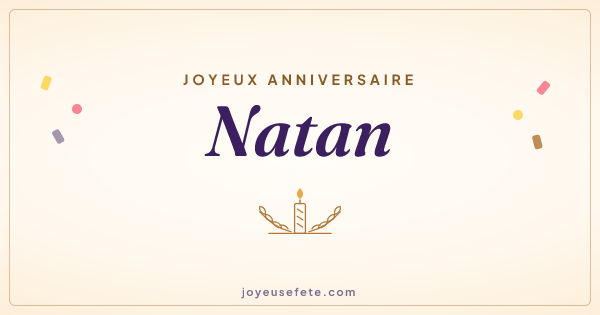Image « Joyeux anniversaire Natan » au format large
