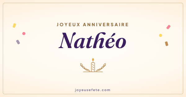 Image « Joyeux anniversaire Nathéo » au format large