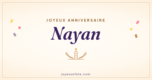 Image « Joyeux anniversaire Nayan » au format large