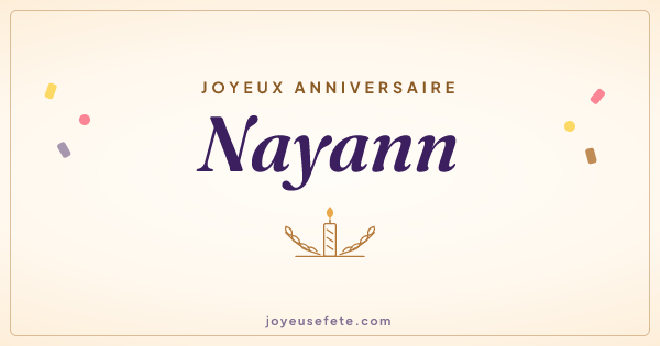 Image « Joyeux anniversaire Nayann » au format large
