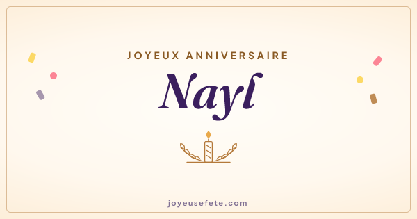 Image « Joyeux anniversaire Nayl » au format large