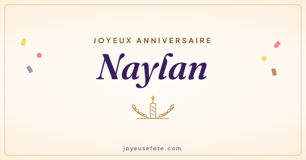 Image « Joyeux anniversaire Naylan » au format large