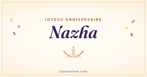 Image « Joyeux anniversaire Nazha » au format large