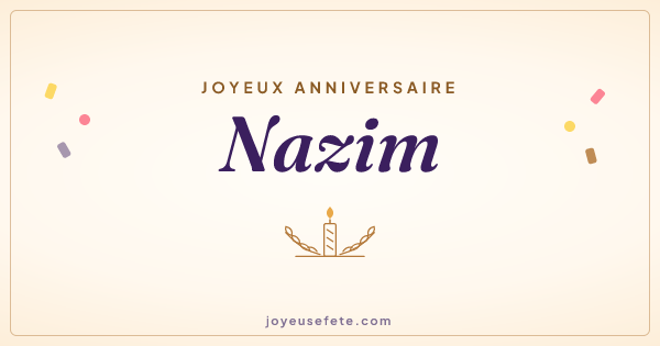 Image « Joyeux anniversaire Nazim » au format large