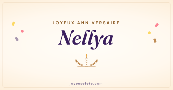 Image « Joyeux anniversaire Nellya » au format large