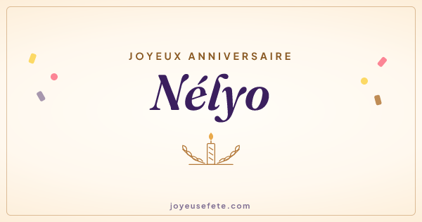 Image « Joyeux anniversaire Nélyo » au format large