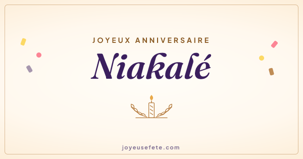 Image « Joyeux anniversaire Niakalé » au format large