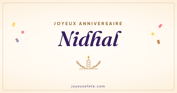 Image « Joyeux anniversaire Nidhal » au format large