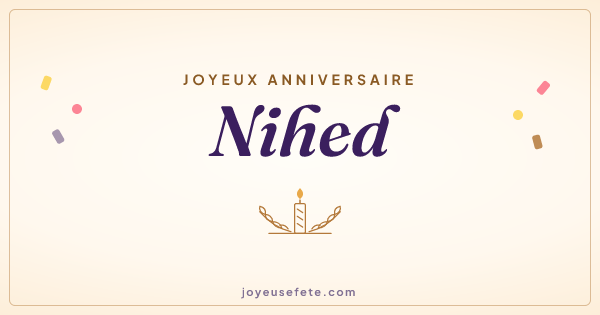 Image « Joyeux anniversaire Nihed » au format large