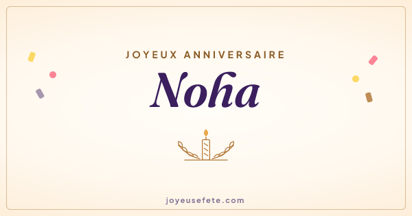 Image « Joyeux anniversaire Noha » au format large