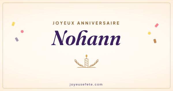 Image « Joyeux anniversaire Nohann » au format large