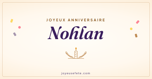 Image « Joyeux anniversaire Nohlan » au format large