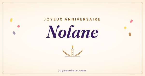 Image « Joyeux anniversaire Nolane » au format large
