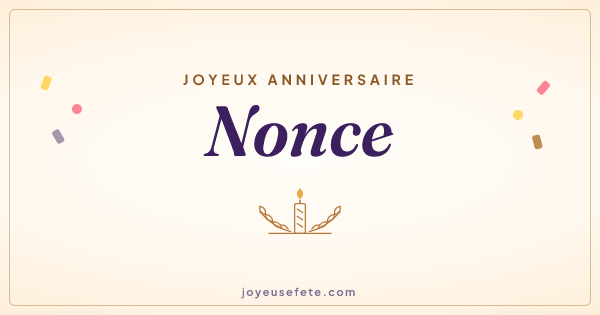 Image « Joyeux anniversaire Nonce » au format large