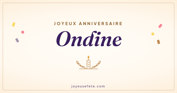 Image « Joyeux anniversaire Ondine » au format large