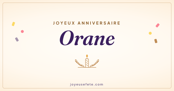 Image « Joyeux anniversaire Orane » au format large
