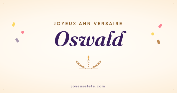 Image « Joyeux anniversaire Oswald » au format large