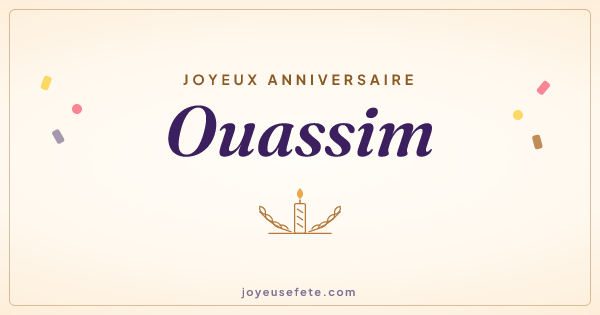 Image « Joyeux anniversaire Ouassim » au format large