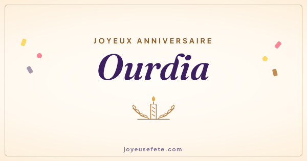 Image « Joyeux anniversaire Ourdia » au format large