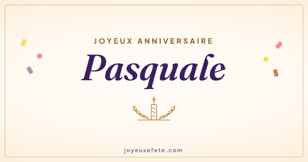 Image « Joyeux anniversaire Pasquale » au format large