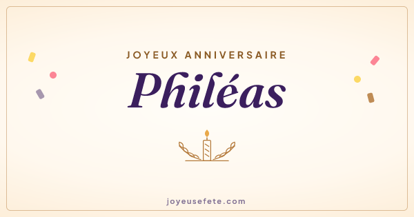 Image « Joyeux anniversaire Philéas » au format large