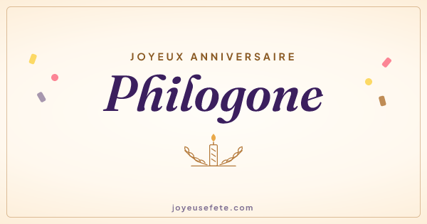 Image « Joyeux anniversaire Philogone » au format large